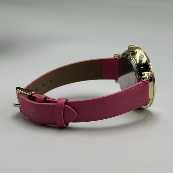 3/$30 INC International Concepts Watch Women Gold Tone Pink White Dial 9" - Picture 7 of 13